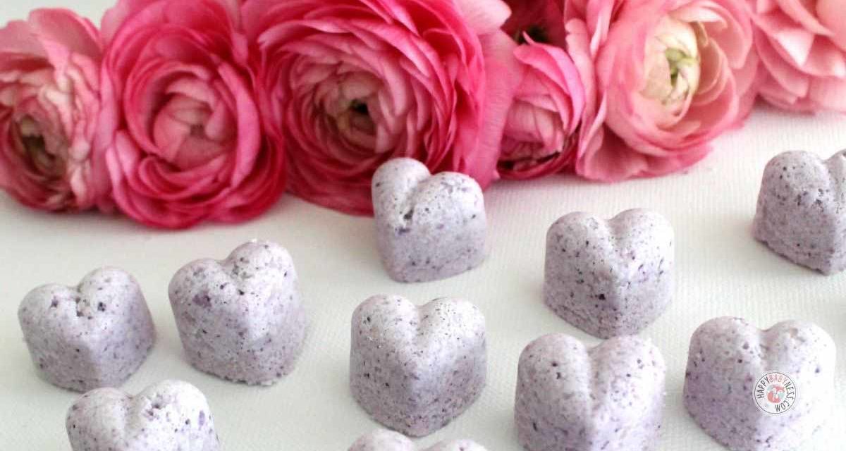 DIY Badeperlen in Herzform – Romantische Wellness-Geschenkidee zum Valentinstag