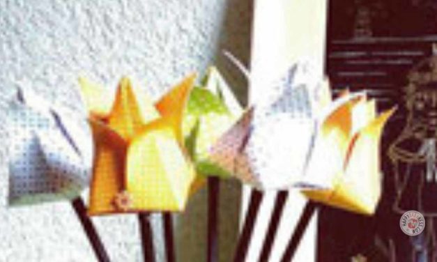 DIY Origami Tulpen