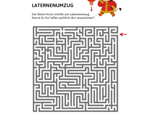 Übung “Laternenumzug” Labyrinth DOWNLOAD