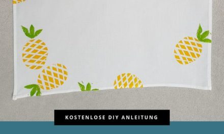 DIY Platzset “Ananas” (Kartoffeldruck)