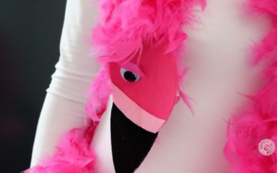 DIY Flamingo Kostüm