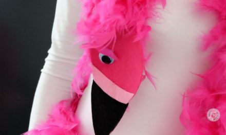 DIY Flamingo Kostüm
