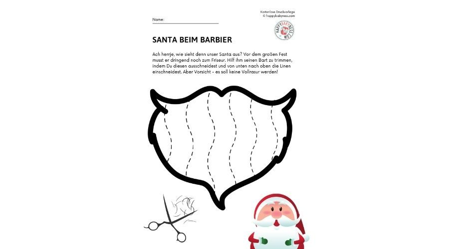 Übung "Santa beim Barbier" DOWNLOAD